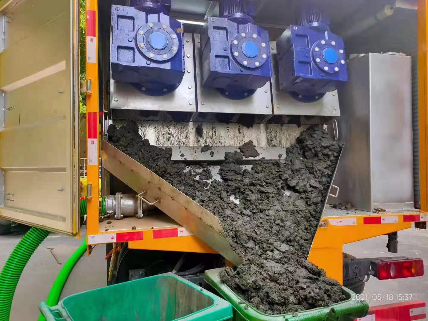 阎良化粪池清掏城市维护站-泥浆净化干湿分离处理